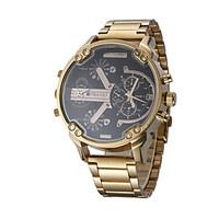 jubaoli mens sport watch quartz alloy band silver