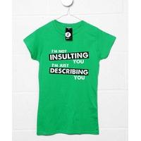 Just Describing You - Sherlock Inspired Womens Fitted T Shirt