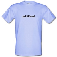 just different male t shirt