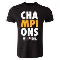 juventus champions league winners t shirt black kids