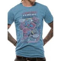 justice league batman v superman comic mens xx large t shirt blue