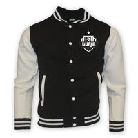 juventus college baseball jacket black