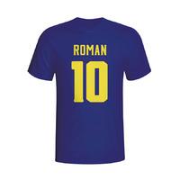 juan roman riquelme boca juniors hero t shirt navy kids