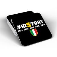 Juventus History Winners Coaster (Black)