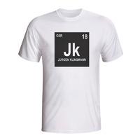 jurgen klinsmann germany periodic table t shirt white kids