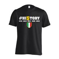 juventus history winners t shirt black kids