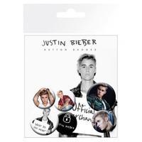 Justin Bieber Button Badge Set
