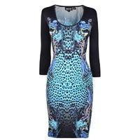 just cavalli leopard print dress