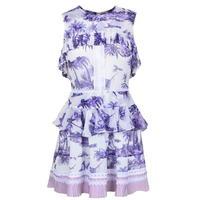 JUST CAVALLI Floral Frilled Dress