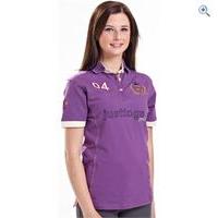 just togs mizz benville girls polo shirt size xl colour loganberry