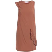 Jucca caramel dress with rouge women\'s Dresses in brown