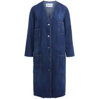 jucca dark blue denim jacket womens dress in blue