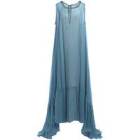 Jucca light blue sleeveless long dress women\'s Long Dress in green