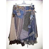 Juju & Christine - Size: L - Multi-coloured - A-line skirt