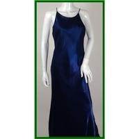 jump size 10 blue full length dress