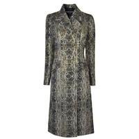 just cavalli snake print coat