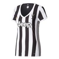 Juventus Home Shirt 2017-18 - Womens, Black/White