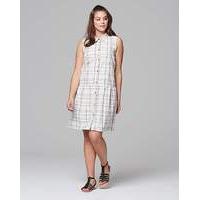 junarose checked shirt dress