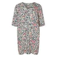 Junarose Floral Print Straight Dress