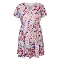 junarose floral print skater dress