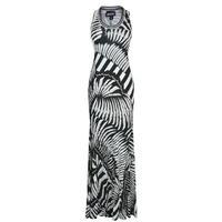 just cavalli zebra print maxi dress