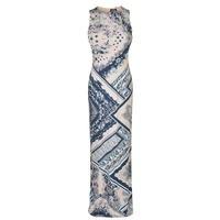 just cavalli paisley print maxi dress