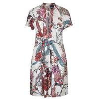 JUST CAVALLI Tie Multi Pattern Dress