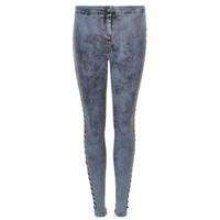 JUST CAVALLI Slim Lace Up Jeans