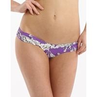 Jungle Fever Ruched Side Hipster - Purple
