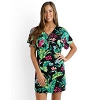 Jungle Out There Tree House Dress - Black