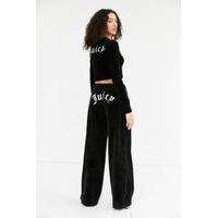 juicy couture for uo behati wide leg track pants black