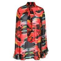 JUST CAVALLI Tie Neck Blouse