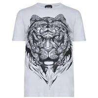 just cavalli tiger print t shirt