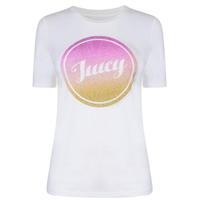 JUICY COUTURE Glitter Logo T Shirt