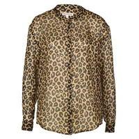 JUICY COUTURE Cheetah Silk Shirt