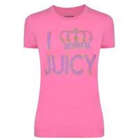 JUICY COUTURE Crown Print T Shirt