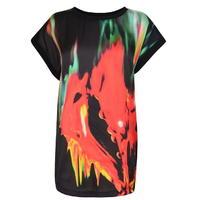 just cavalli oversized print t shirt