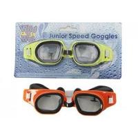 Junior Swim Goggles Dayglo With Nose Clip = New X1 Only