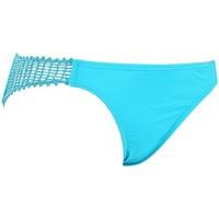 Juicy Couture Turquoise panties Swimsuit Bottom Solid Hook women\'s Mix & match swimwear in blue