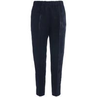 jucca black jacquard trousers womens trousers in black