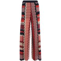 jucca multicolor palazzo trousers womens trousers in multicolour