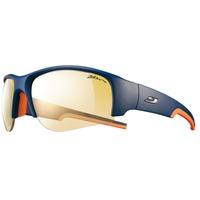 julbo dust sunglasses zebra light hard lens blueorange frame