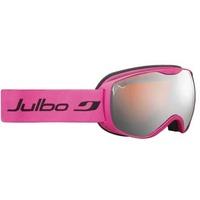 julbo pioneer goggles orange silver flash lens fuchsia frame