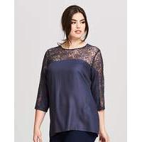 Junarose Lace Insert Blouse