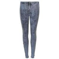 JUST CAVALLI Slim Lace Up Jeans