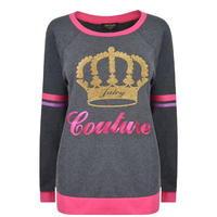 JUICY COUTURE Printed Fleece Sweatshirt