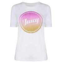 JUICY COUTURE Glitter Logo T Shirt