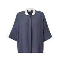 Junarose Contrast Collar Blouse