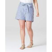 Junarose Blue Striped Shorts