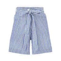 Junarose Blue Striped Shorts